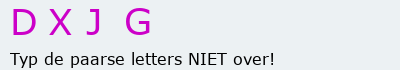 Bevestigingscode