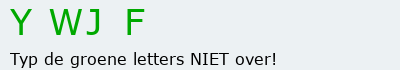 Bevestigingscode