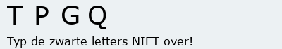 Bevestigingscode