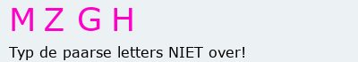 Bevestigingscode