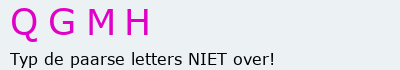 Bevestigingscode