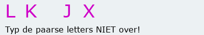 Bevestigingscode