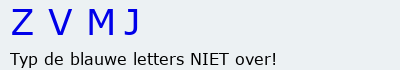 Bevestigingscode