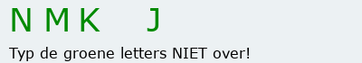 Bevestigingscode