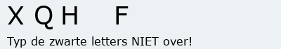 Bevestigingscode