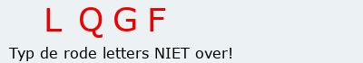 Bevestigingscode