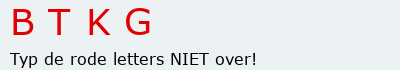 Bevestigingscode