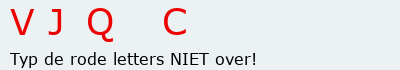 Bevestigingscode