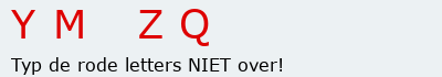 Bevestigingscode