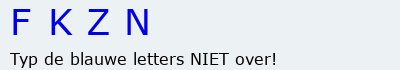 Bevestigingscode