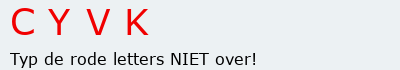 Bevestigingscode