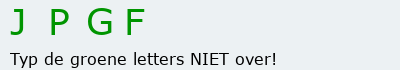 Bevestigingscode