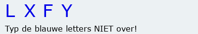 Bevestigingscode