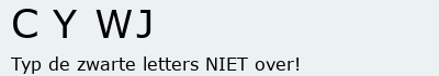 Bevestigingscode