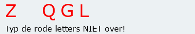 Bevestigingscode