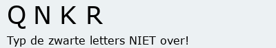 Bevestigingscode