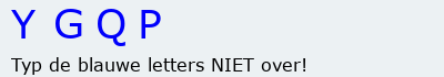 Bevestigingscode