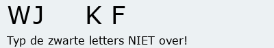 Bevestigingscode