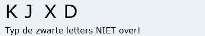 Bevestigingscode