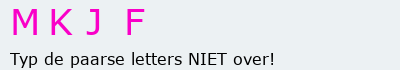 Bevestigingscode