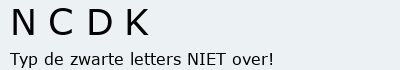 Bevestigingscode