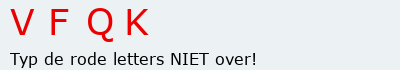 Bevestigingscode
