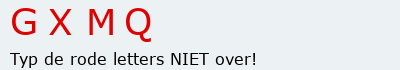 Bevestigingscode