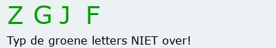 Bevestigingscode