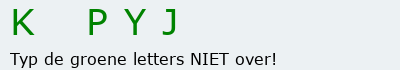 Bevestigingscode