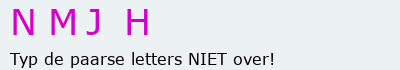 Bevestigingscode