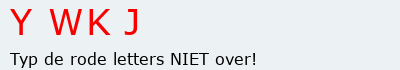 Bevestigingscode