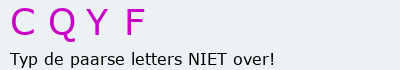 Bevestigingscode