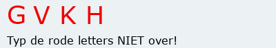 Bevestigingscode