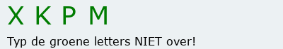 Bevestigingscode