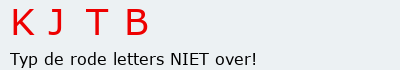 Bevestigingscode