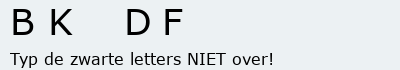 Bevestigingscode