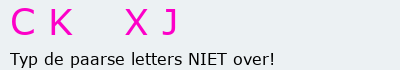 Bevestigingscode