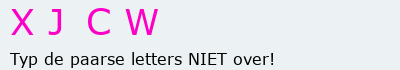 Bevestigingscode