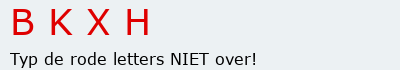 Bevestigingscode