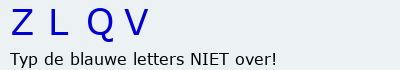 Bevestigingscode