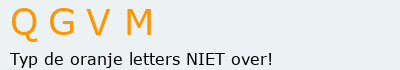 Bevestigingscode