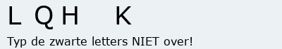 Bevestigingscode