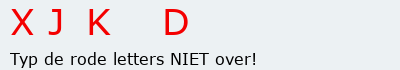 Bevestigingscode