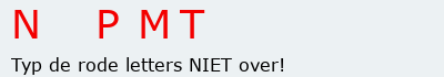 Bevestigingscode