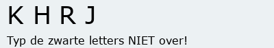 Bevestigingscode
