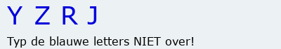 Bevestigingscode