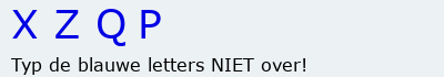 Bevestigingscode