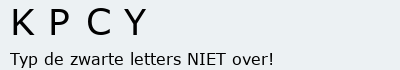 Bevestigingscode