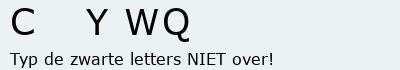 Bevestigingscode