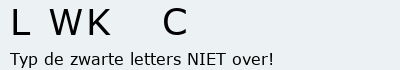 Bevestigingscode